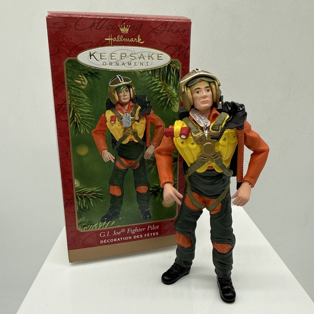 Hallmark Keepsake GI Joe Christmas Ornament GI Joe Fighter Pilot 2001